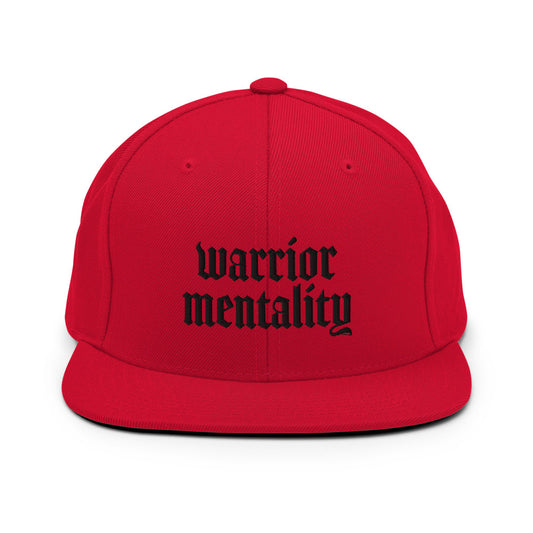 WARRIOR 3D Puff Embroidered Snapback Hat