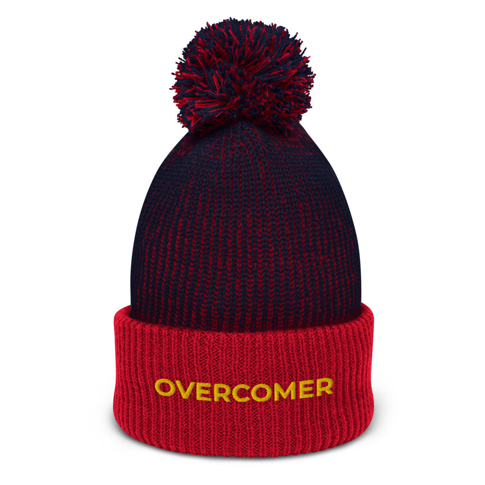 OVERCOMER Pom-Pom Beanie