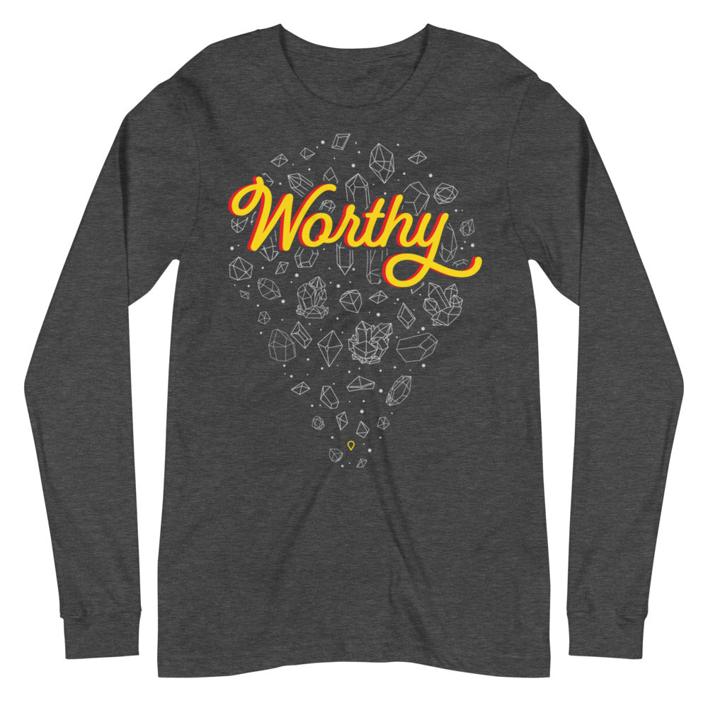 WORTHY Unisex Long Sleeve Tee