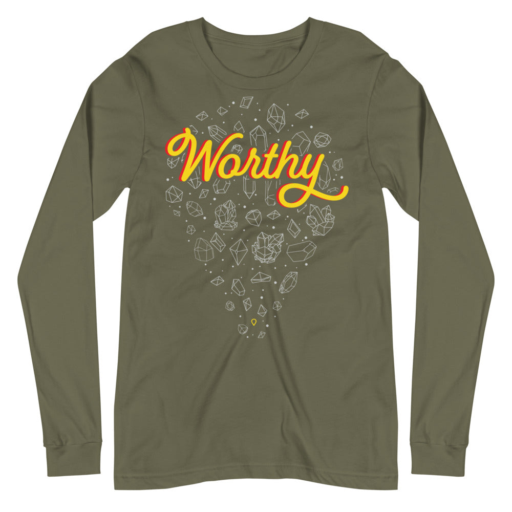 WORTHY Unisex Long Sleeve Tee